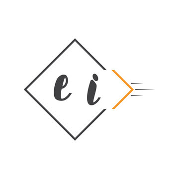 initial monogram logo with square style design.