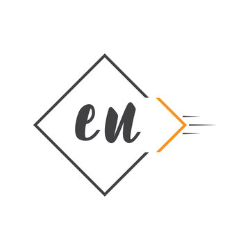 initial monogram logo with square style design.