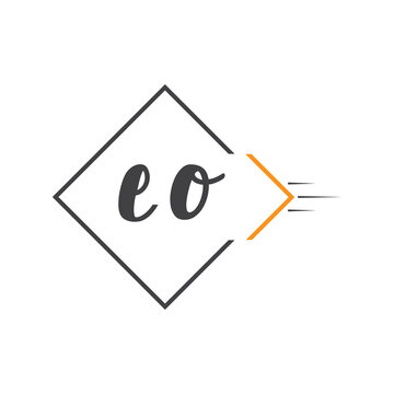 initial monogram logo with square style design.