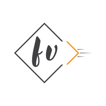 initial monogram logo with square style design.