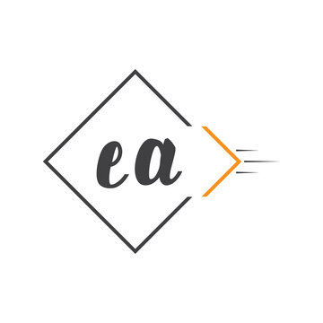 initial monogram logo with square style design.