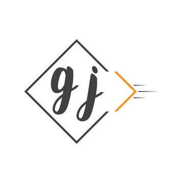 initial monogram logo with square style design.