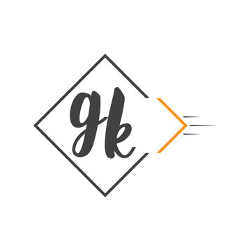 initial monogram logo with square style design.