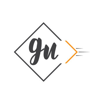 initial monogram logo with square style design.