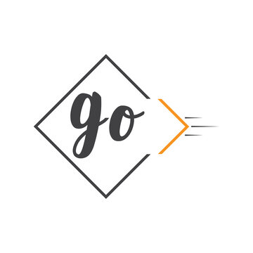 initial monogram logo with square style design.