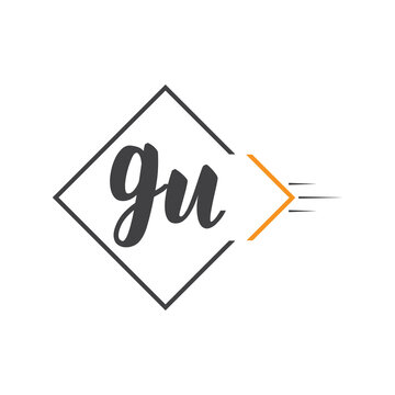 initial monogram logo with square style design.