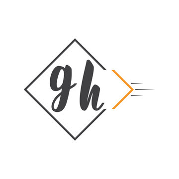 initial monogram logo with square style design.