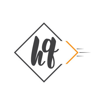 initial monogram logo with square style design.