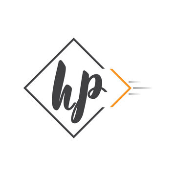 initial monogram logo with square style design.