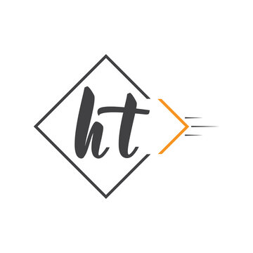 initial monogram logo with square style design.