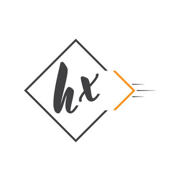 initial monogram logo with square style design.