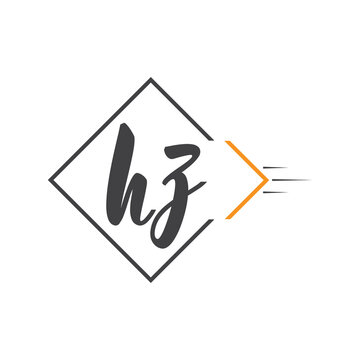 initial monogram logo with square style design.