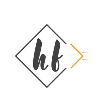initial monogram logo with square style design.