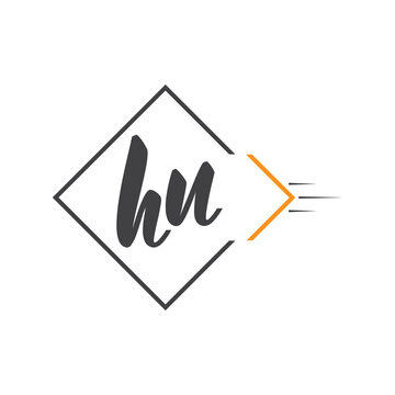 initial monogram logo with square style design.