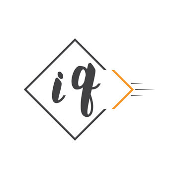 initial monogram logo with square style design.