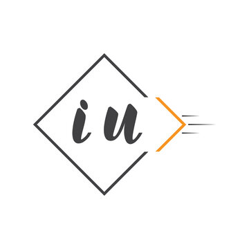 initial monogram logo with square style design.