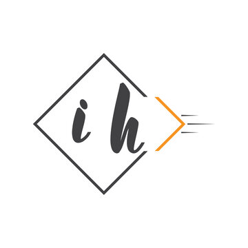 initial monogram logo with square style design.