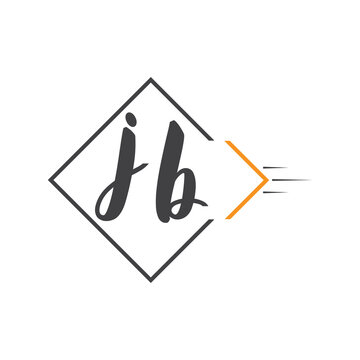 initial monogram logo with square style design.