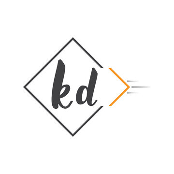 initial monogram logo with square style design.
