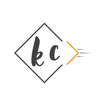 initial monogram logo with square style design.