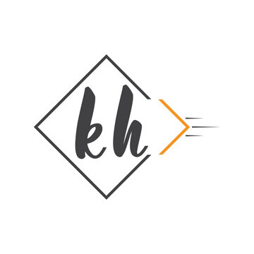 initial monogram logo with square style design.