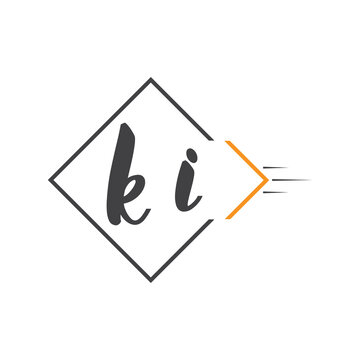 initial monogram logo with square style design.