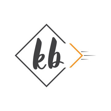 initial monogram logo with square style design.