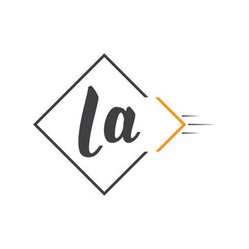 initial monogram logo with square style design.