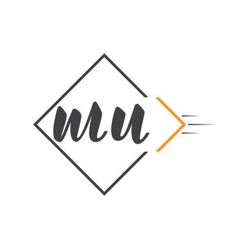 initial monogram logo with square style design.
