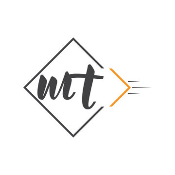 initial monogram logo with square style design.