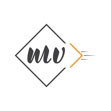 initial monogram logo with square style design.