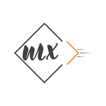 initial monogram logo with square style design.