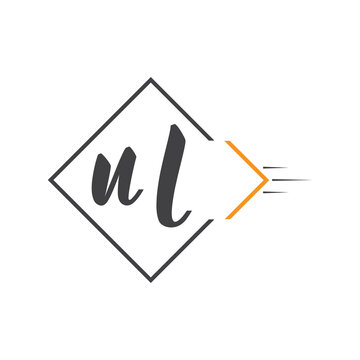 initial monogram logo with square style design.