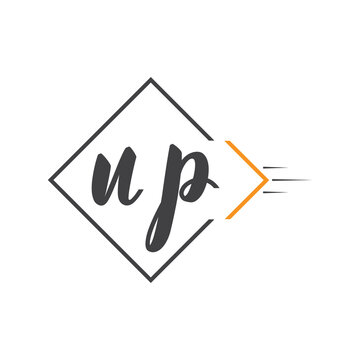 initial monogram logo with square style design.