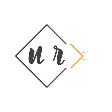 initial monogram logo with square style design.