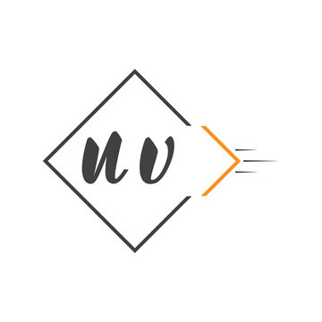 initial monogram logo with square style design.