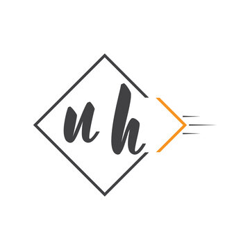 initial monogram logo with square style design.