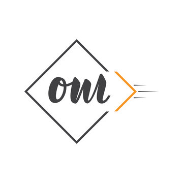 initial monogram logo with square style design.