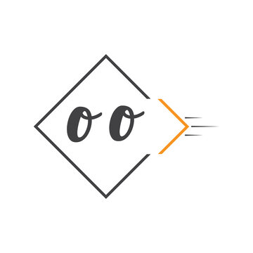 initial monogram logo with square style design.