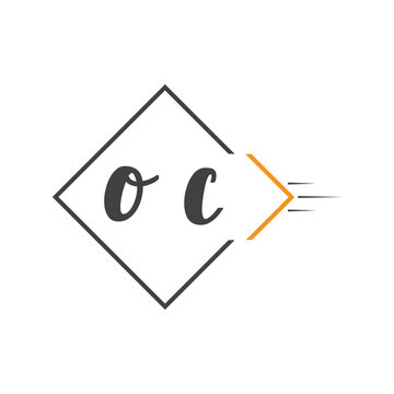 initial monogram logo with square style design.
