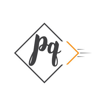 initial monogram logo with square style design.