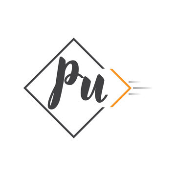 initial monogram logo with square style design.