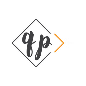 initial monogram logo with square style design.