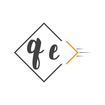 initial monogram logo with square style design.