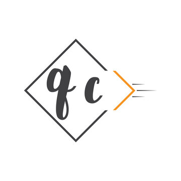 initial monogram logo with square style design.