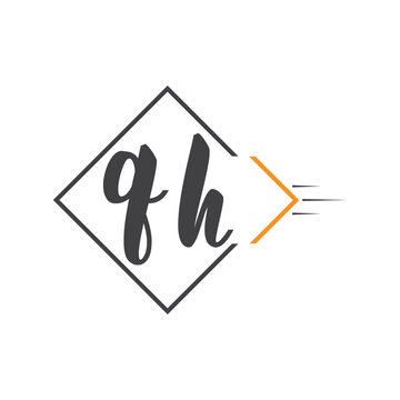 initial monogram logo with square style design.