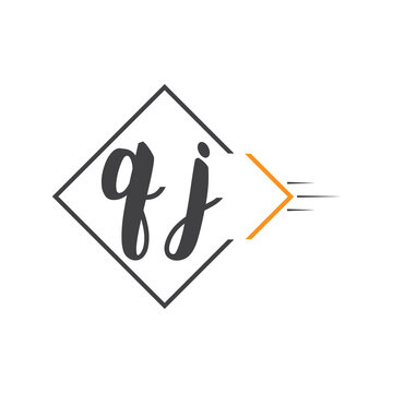 initial monogram logo with square style design.