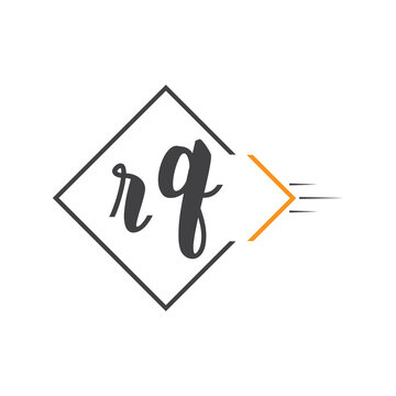 initial monogram logo with square style design.