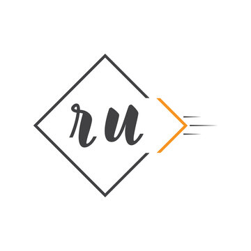 initial monogram logo with square style design.