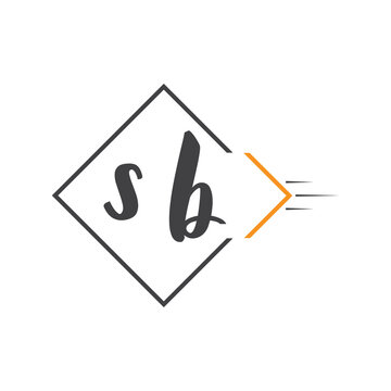 initial monogram logo with square style design.